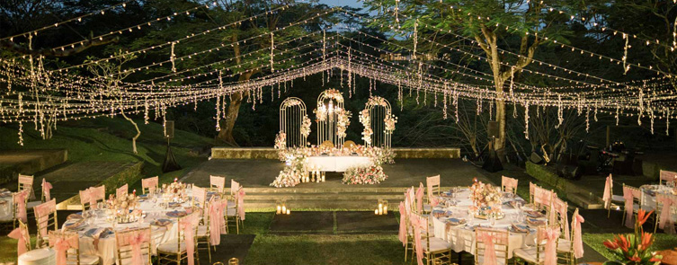 The Amphitheatre Reception Set Up