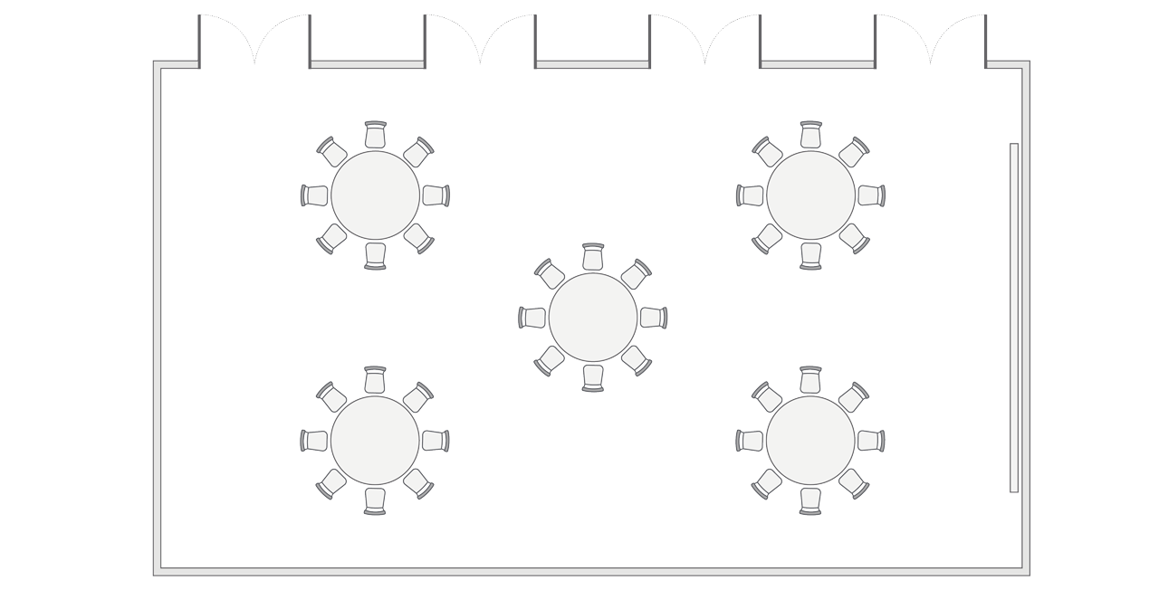 The Banjar round table setup