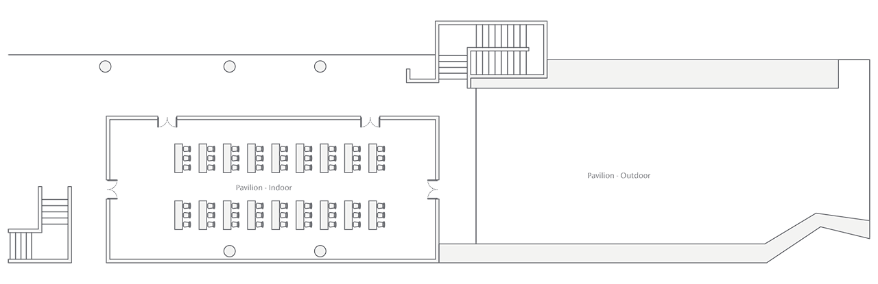 The Pavilion classroom setup